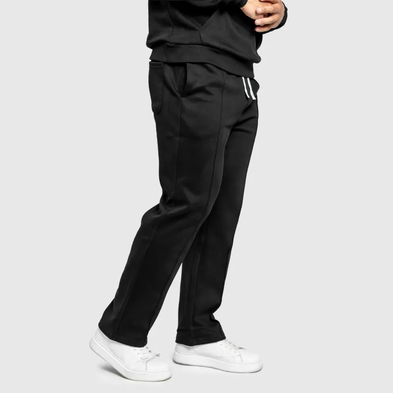 Pantaloni de trening bărbați Iron Aesthetics Prestige, negri-9