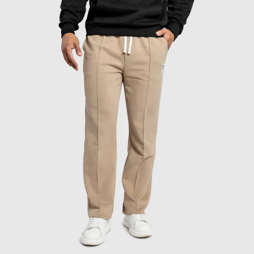 Pantaloni de trening bărbați Iron Aesthetics Prestige, bej