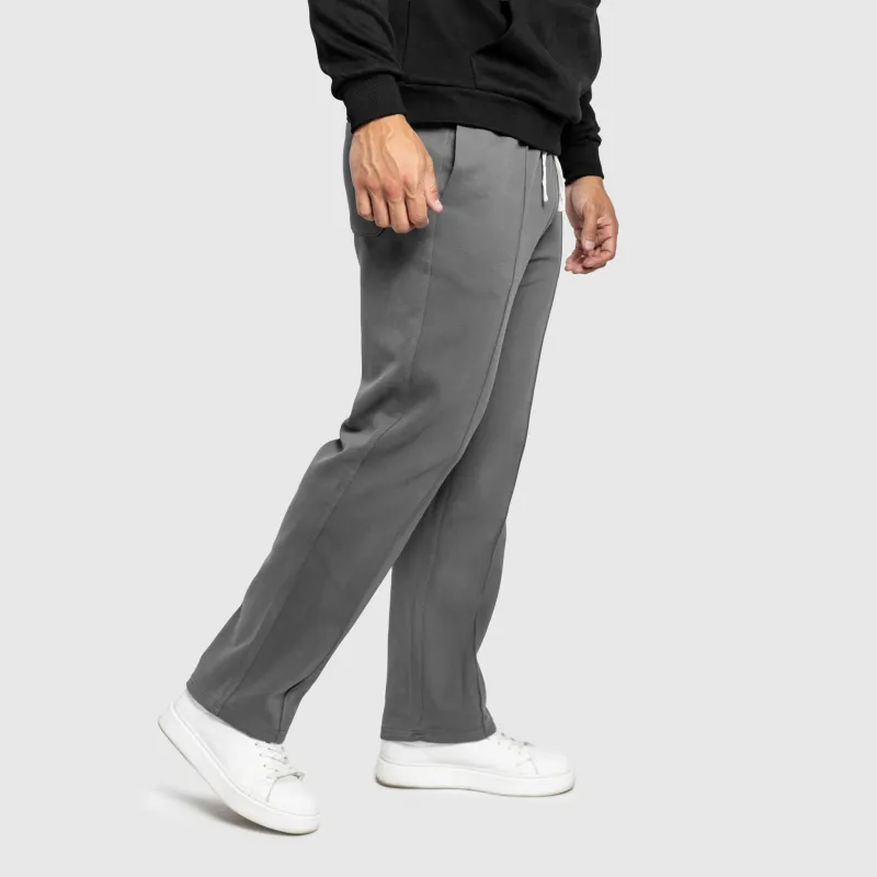 Pantaloni de trening bărbați Iron Aesthetics Prestige, gri-6