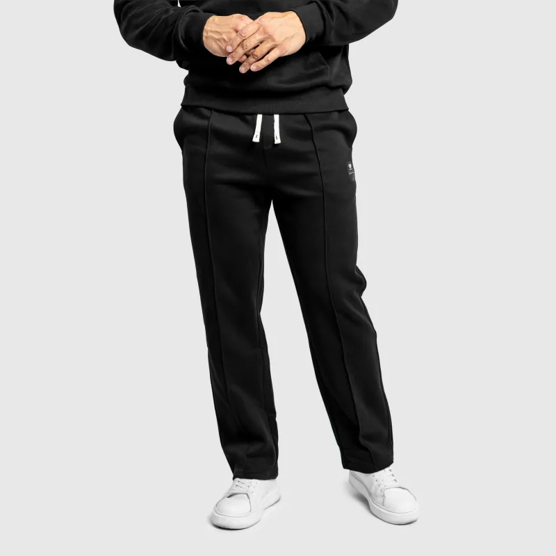 Pantaloni de trening bărbați Iron Aesthetics Prestige, negri-11