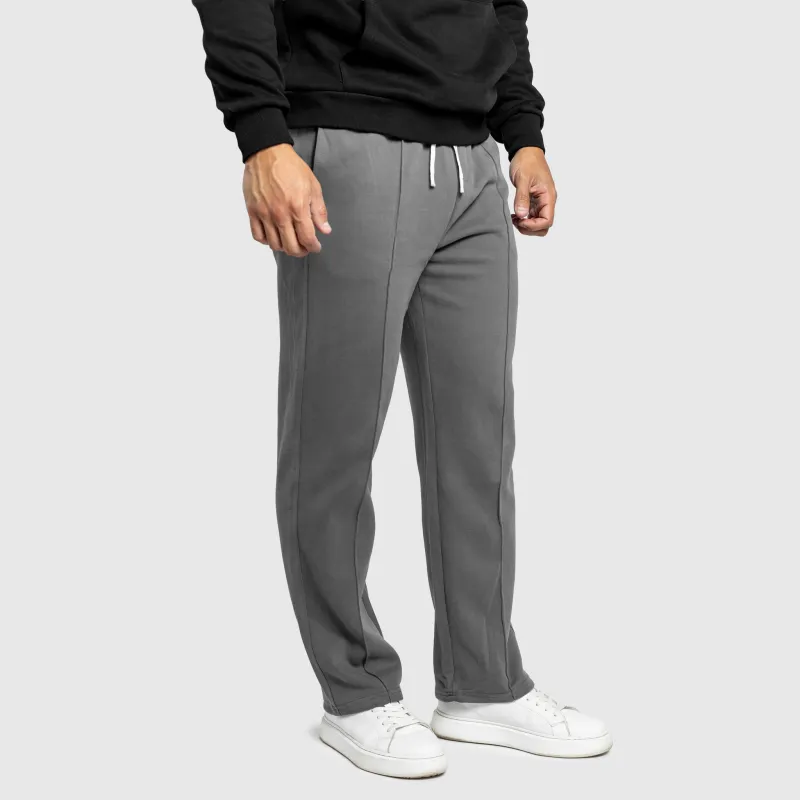 Pantaloni de trening bărbați Iron Aesthetics Prestige, gri-5