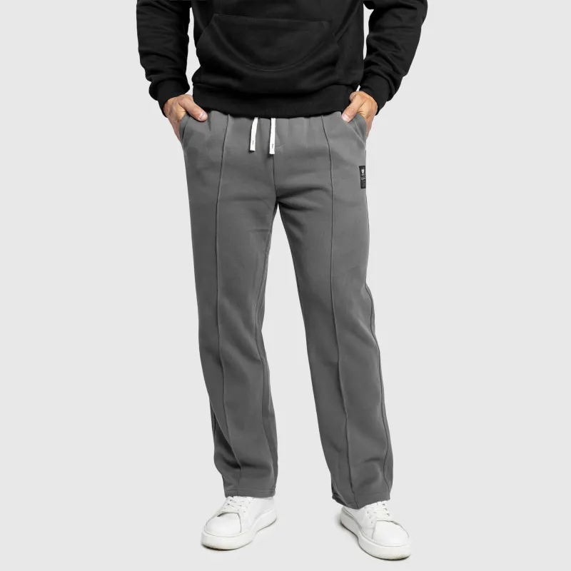 Pantaloni de trening bărbați Iron Aesthetics Prestige, gri-8