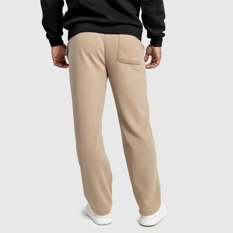 Pantaloni de trening bărbați Iron Aesthetics Prestige, bej-6