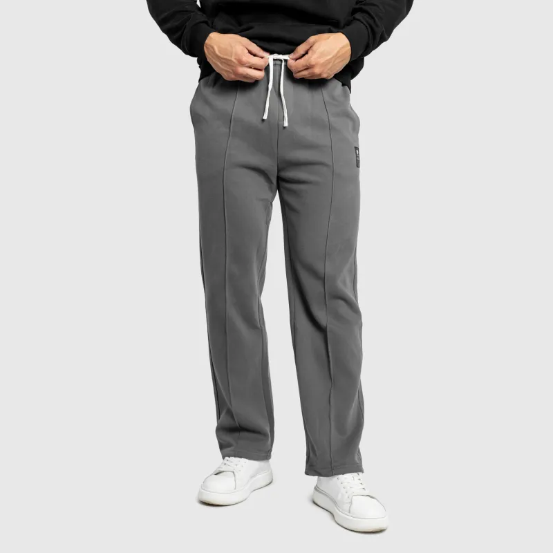 Pantaloni de trening bărbați Iron Aesthetics Prestige, gri-9