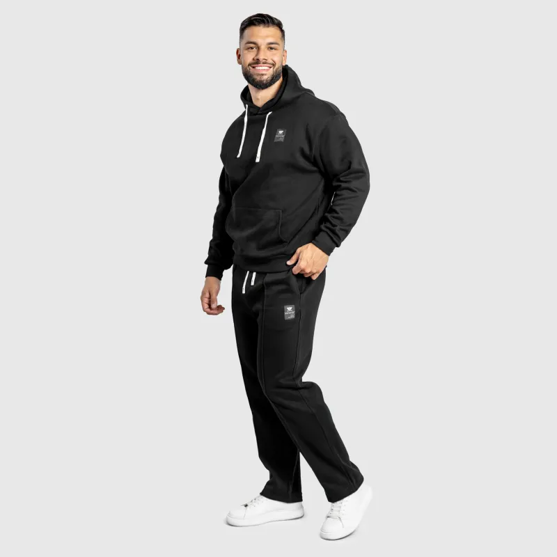 Hanorac oversized bărbați Iron Aesthetics Prestige, negru-7