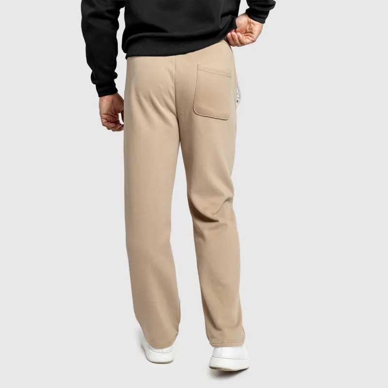 Pantaloni de trening bărbați Iron Aesthetics Prestige, bej-9