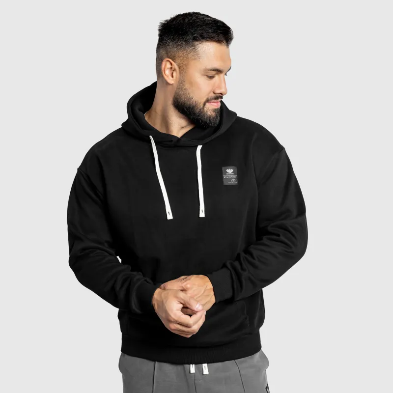 Hanorac oversized bărbați Iron Aesthetics Prestige, negru-6