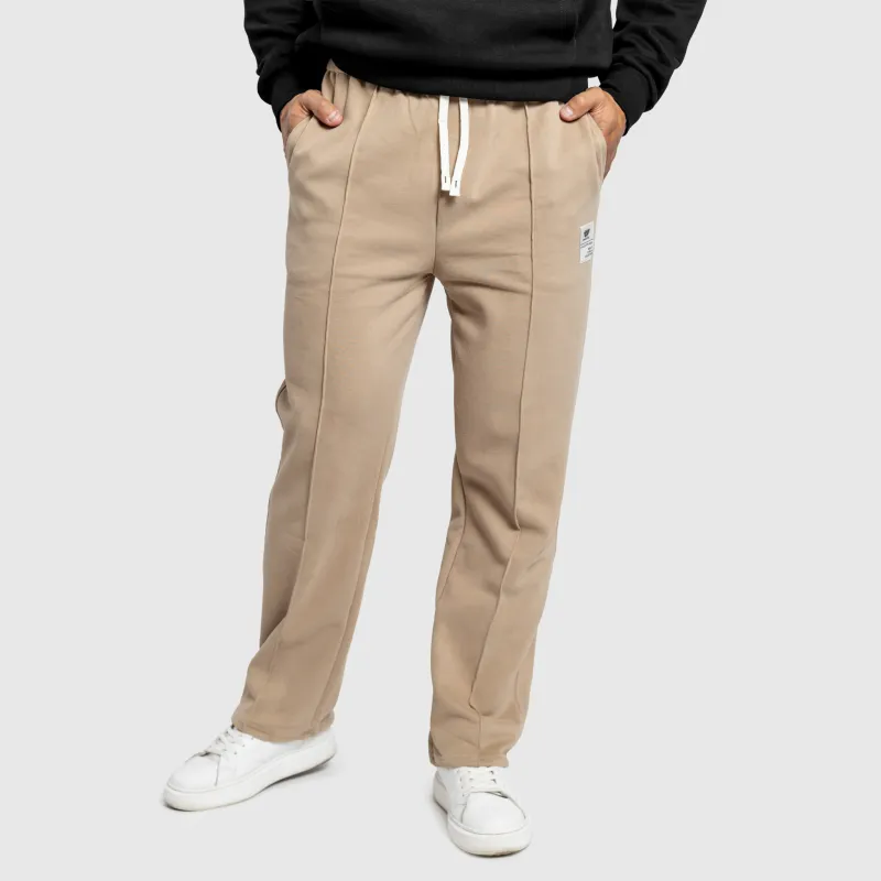 Pantaloni de trening bărbați Iron Aesthetics Prestige, bej-10