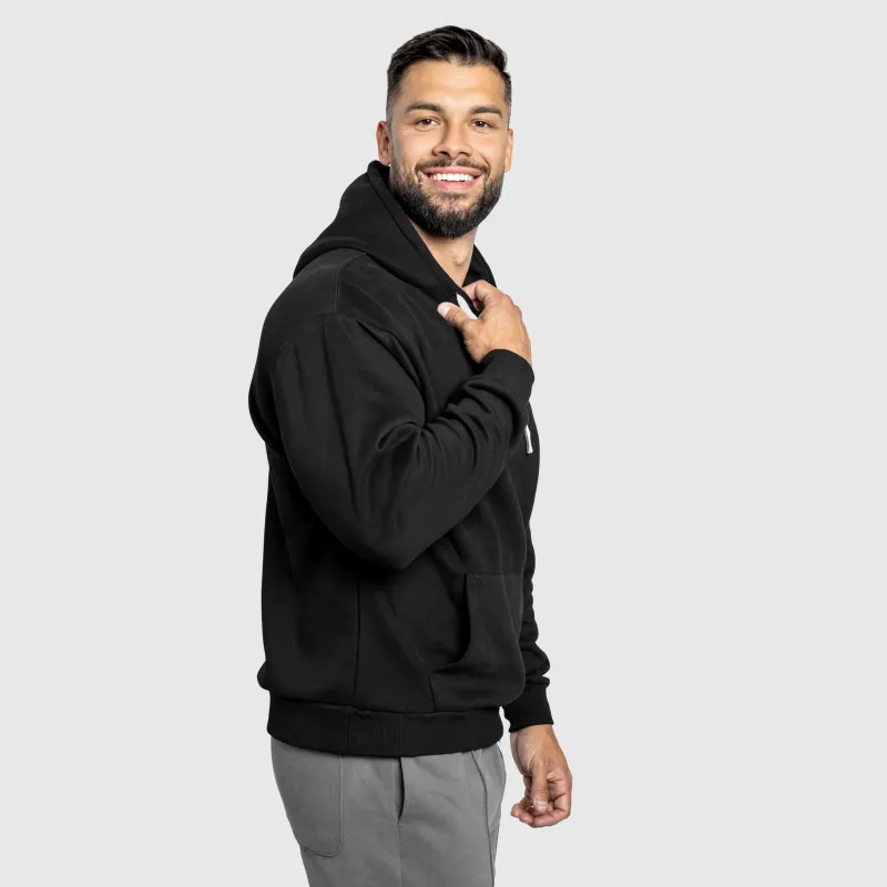 Hanorac oversized bărbați Iron Aesthetics Prestige, negru-3