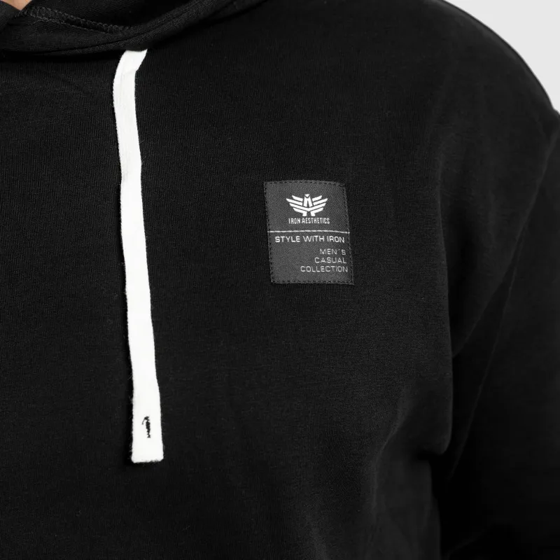 Hanorac oversized bărbați Iron Aesthetics Prestige, negru-8