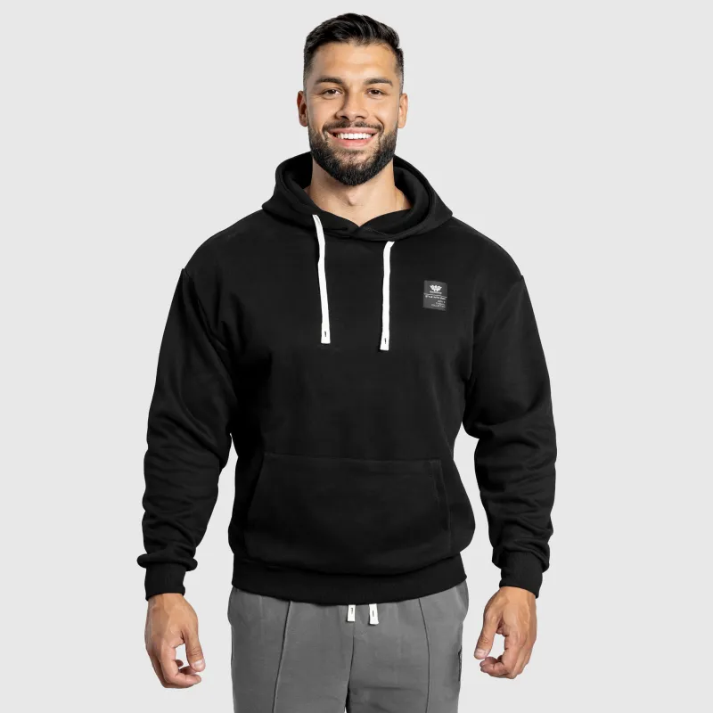 Hanorac oversized bărbați Iron Aesthetics Prestige, negru-4