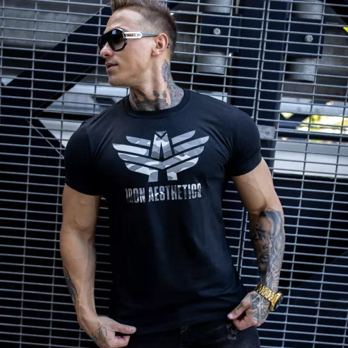 Tricou Ultrasoft, camuflaj negru