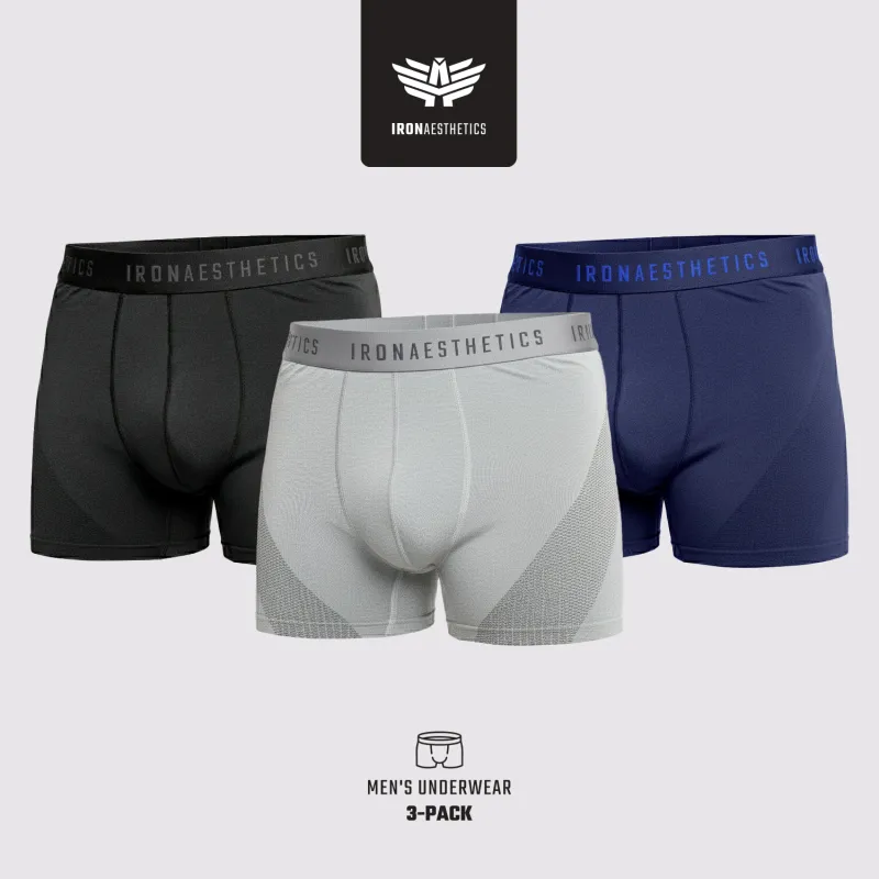Boxeri bărbați Iron Aesthetics Action 3pack-1