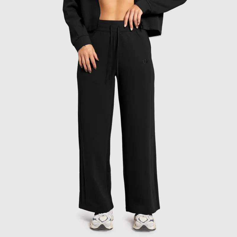 Pantaloni de trening damă Iron Aesthetics Enigma, negri-2