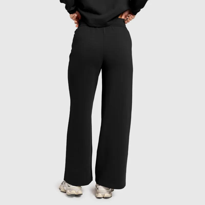 Pantaloni de trening damă Iron Aesthetics Enigma, negri-3