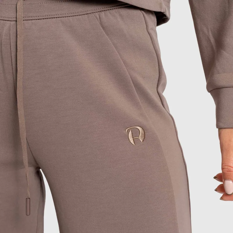 Pantaloni de trening damă Iron Aesthetics Enigma, maro-8
