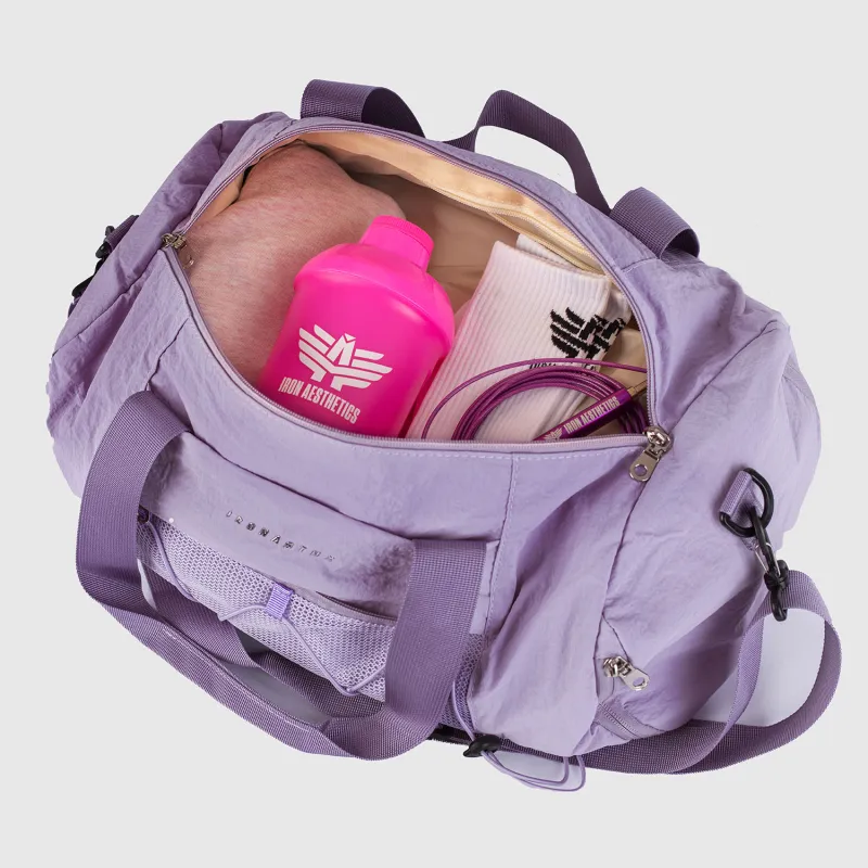 Geantă sport Iron Aesthetics Gym Bunny, violet-3
