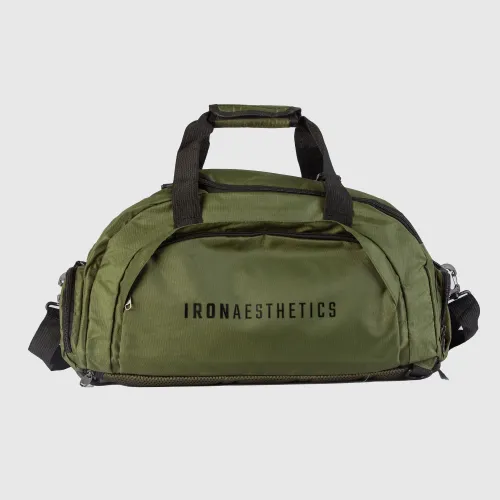 Geantă sport Iron Aesthetics FitKit 2in1, verde