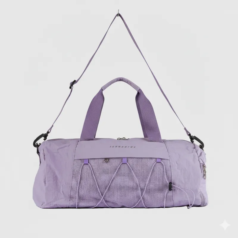 Geantă sport Iron Aesthetics Gym Bunny, violet-1
