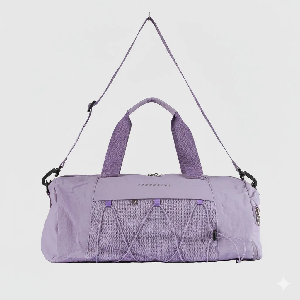 Geantă sport Iron Aesthetics Gym Bunny, violet-1