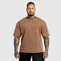 Tricou oversized Iron Aesthetics Heritage, washed brown