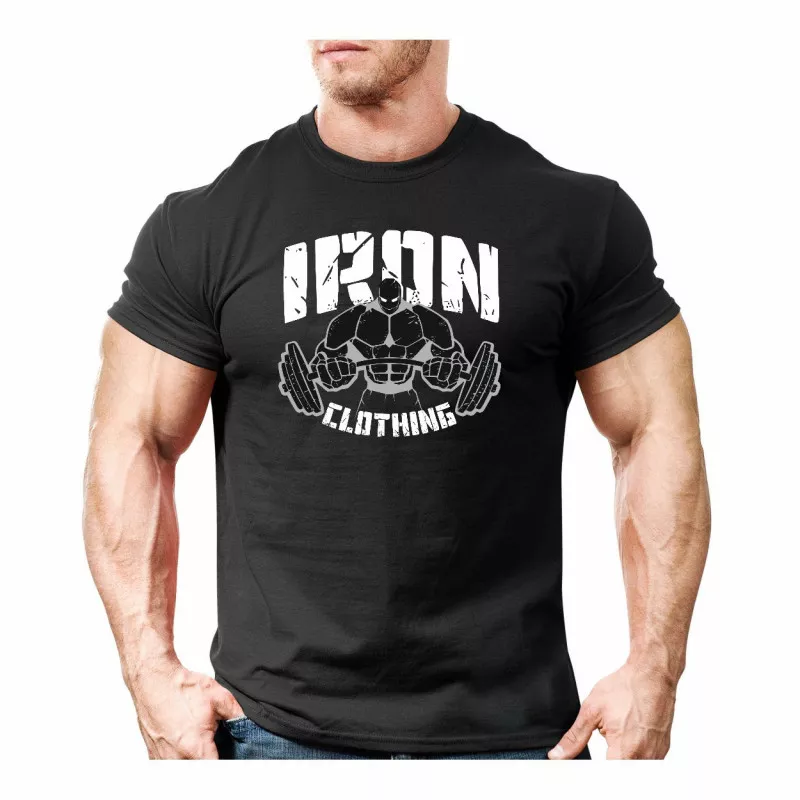 Tricou Ultrasoft IRON MAN, negru-1
