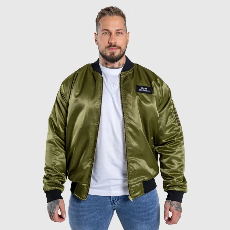 Jachetă Bomber Iron Aesthetics Maverick, verde-2