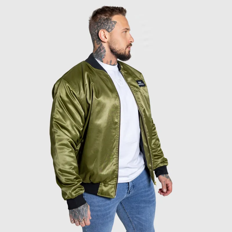 Jachetă Bomber Iron Aesthetics Maverick, verde-7