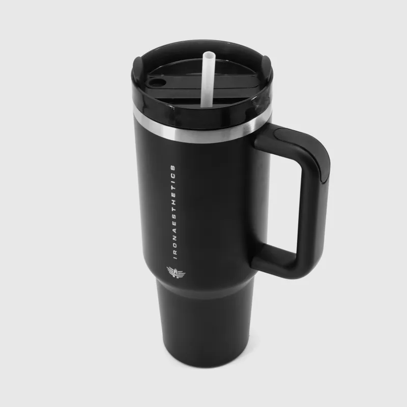 Pahar termo din oțel inoxidabil Iron Aesthetics City Tumbler 1200 ml, negru-3