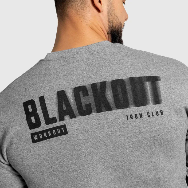 Pulover bărbați Iron Aesthetics Blackout, gri-7