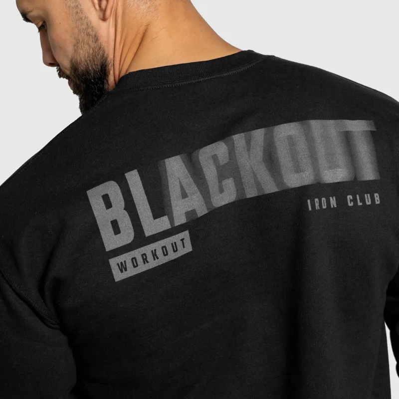 Pulover bărbați Iron Aesthetics Blackout, negru-10