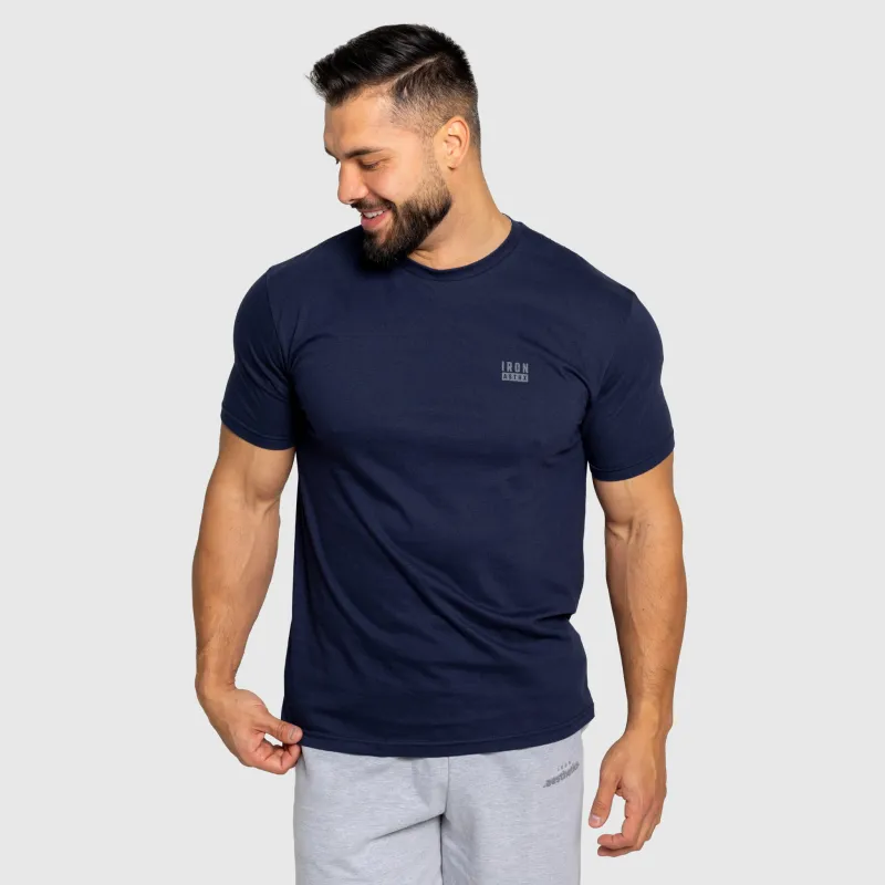 Tricou bărbați Iron Aesthetics Blackout, navy-3