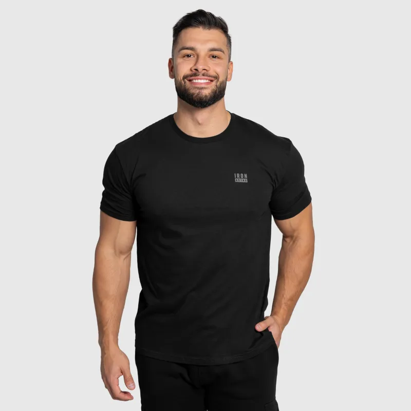 Tricou bărbați Iron Aesthetics Blackout, negru-3