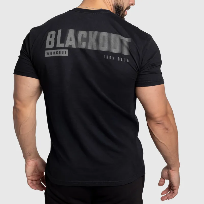 Tricou bărbați Iron Aesthetics Blackout, negru-6