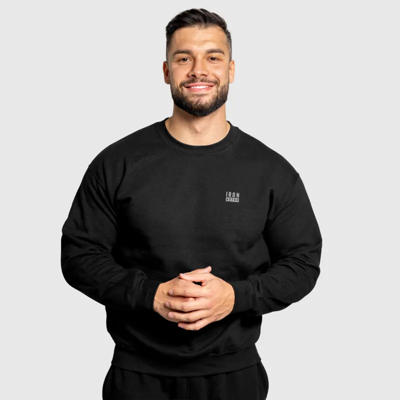 Pulover bărbați Iron Aesthetics Blackout, negru-6
