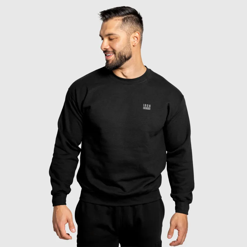 Pulover bărbați Iron Aesthetics Blackout, negru-7