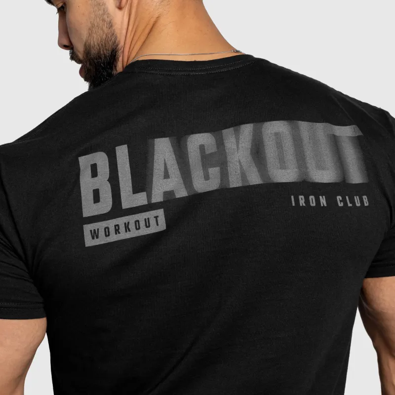 Tricou bărbați Iron Aesthetics Blackout, negru-10