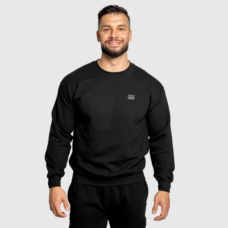 Pulover bărbați Iron Aesthetics Blackout, negru-8