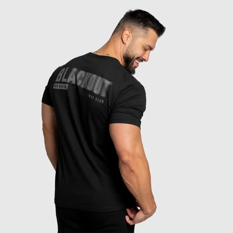 Tricou bărbați Iron Aesthetics Blackout, negru-7