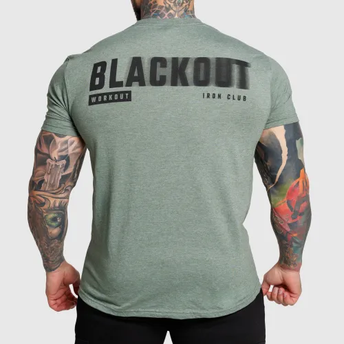Tricou bărbați Iron Aesthetics Blackout, verde