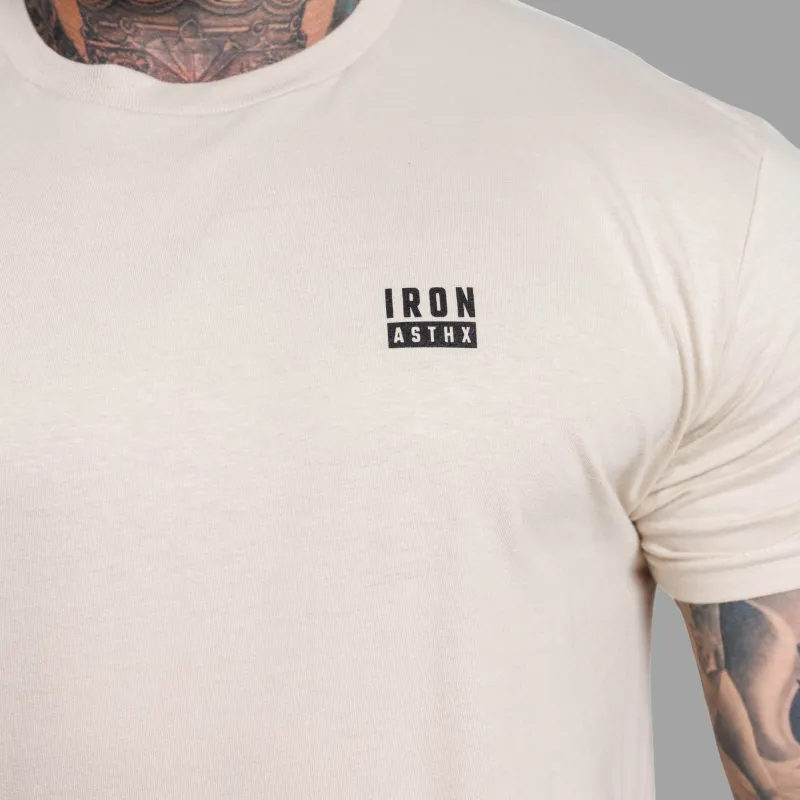 Tricou bărbați Iron Aesthetics Blackout, sand-9