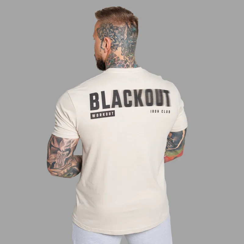 Tricou bărbați Iron Aesthetics Blackout, sand-4