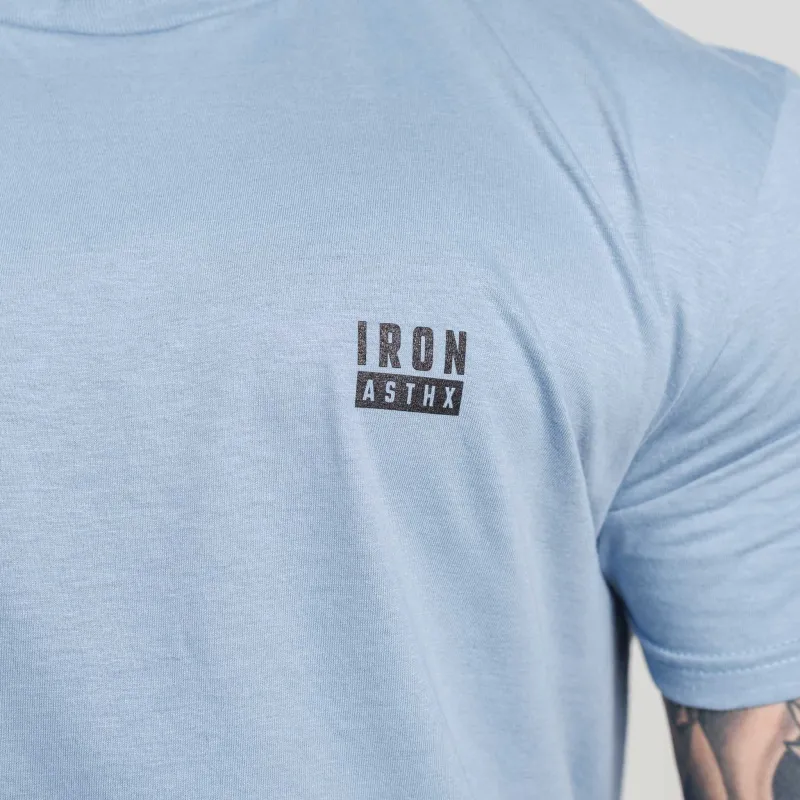 Tricou bărbați Iron Aesthetics Blackout, albastru-8