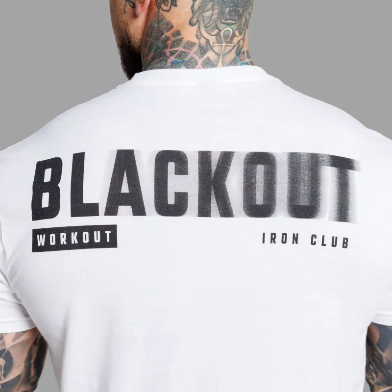 Tricou bărbați Iron Aesthetics Blackout, alb-7