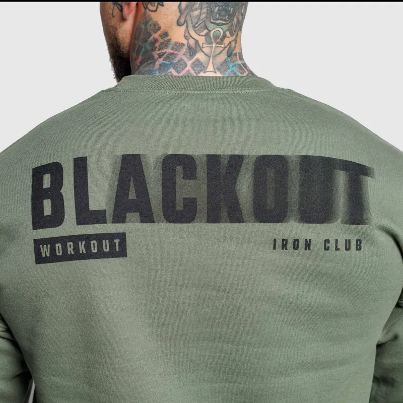 Pulover bărbați Iron Aesthetics Blackout, verde-6
