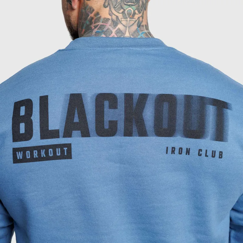Pulover bărbați Iron Aesthetics Blackout, albastru-6