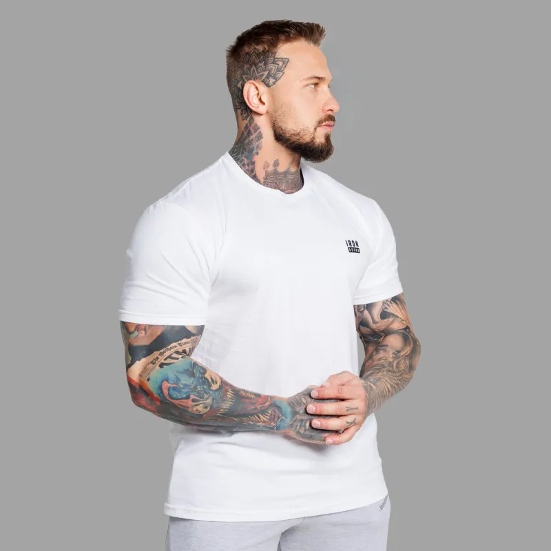 Tricou bărbați Iron Aesthetics Blackout, alb-6