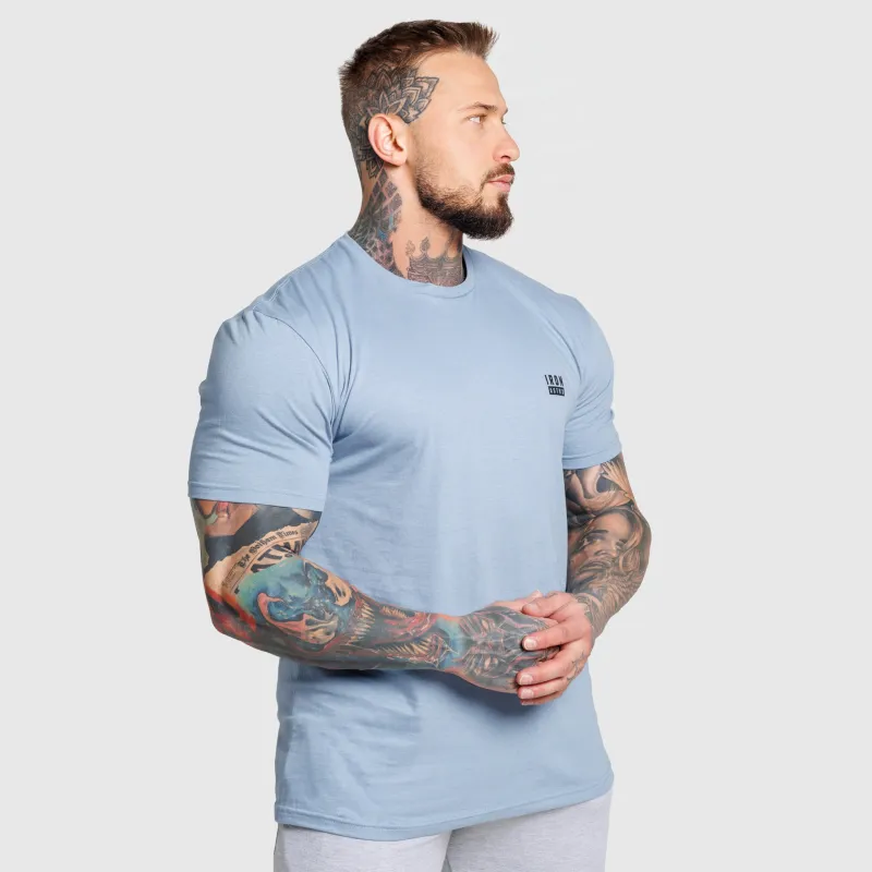 Tricou bărbați Iron Aesthetics Blackout, albastru-6