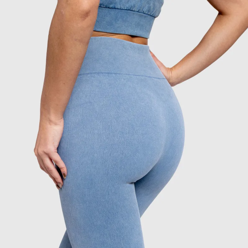 Colanți damă Iron Aesthetics Faded, washed blue-5
