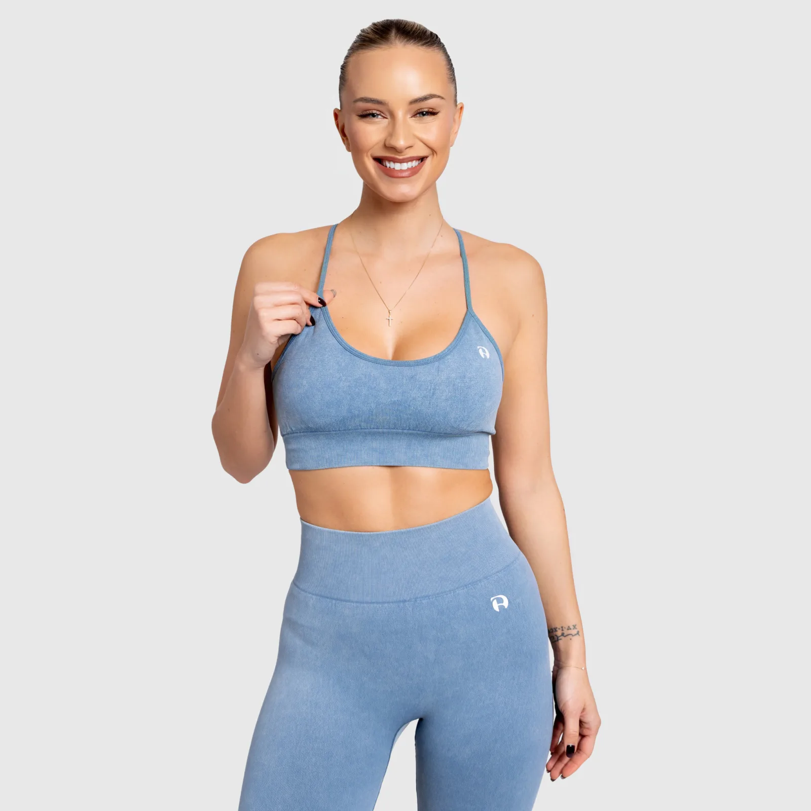 Bustieră damă Iron Aesthetics Faded, washed blue-1